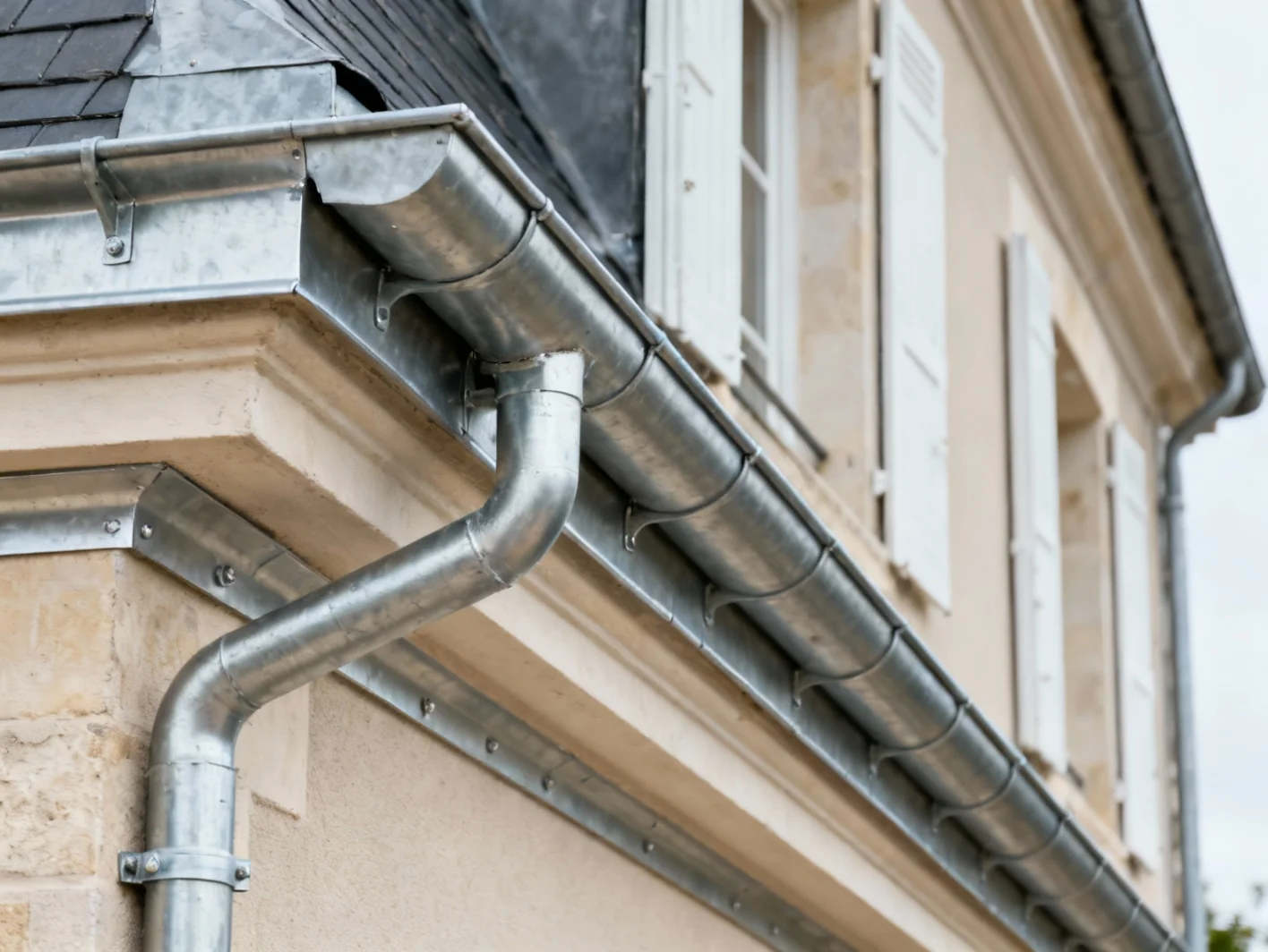 Zinguerie a Tours - Gouttieres et elements zinc